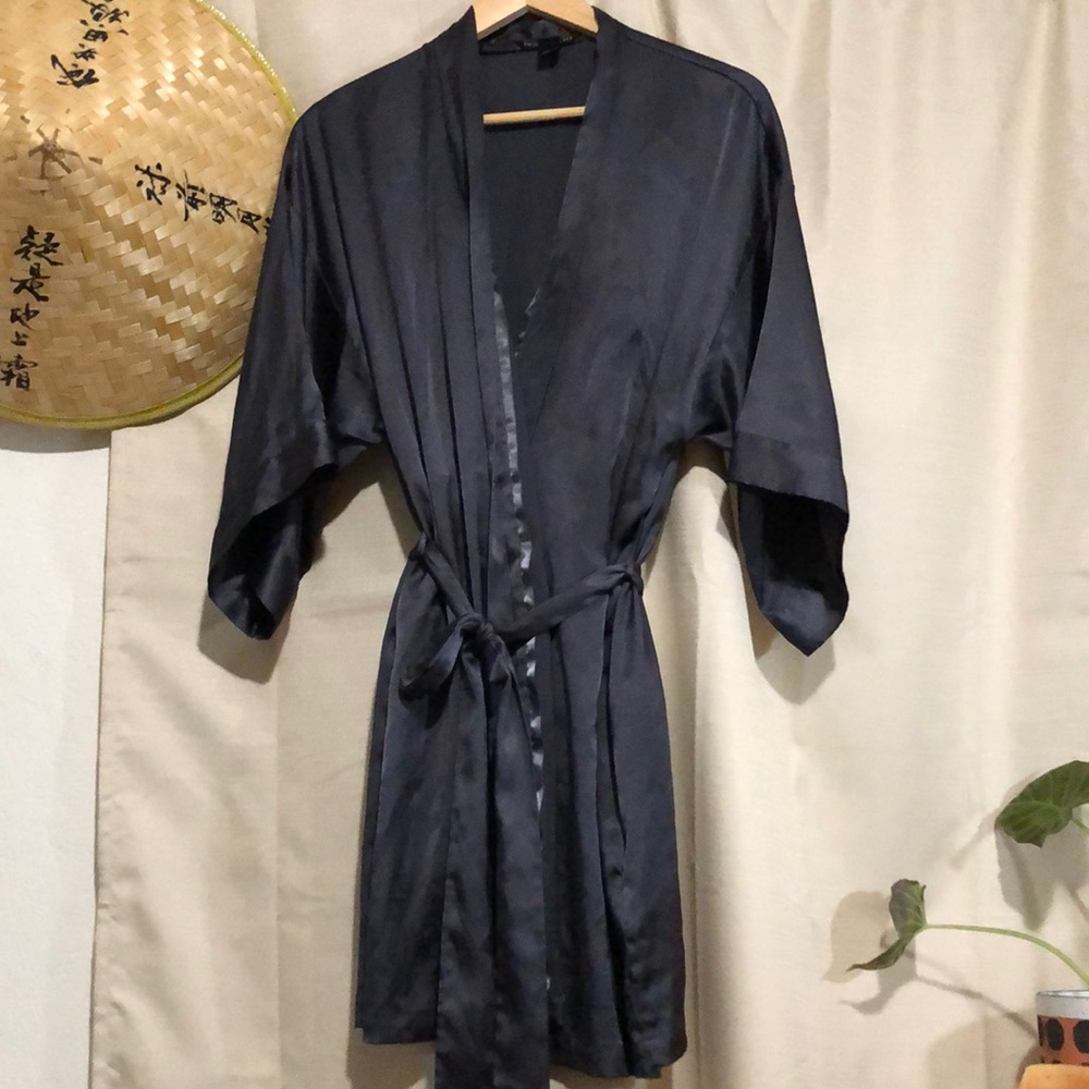 Satin Kimono Robe